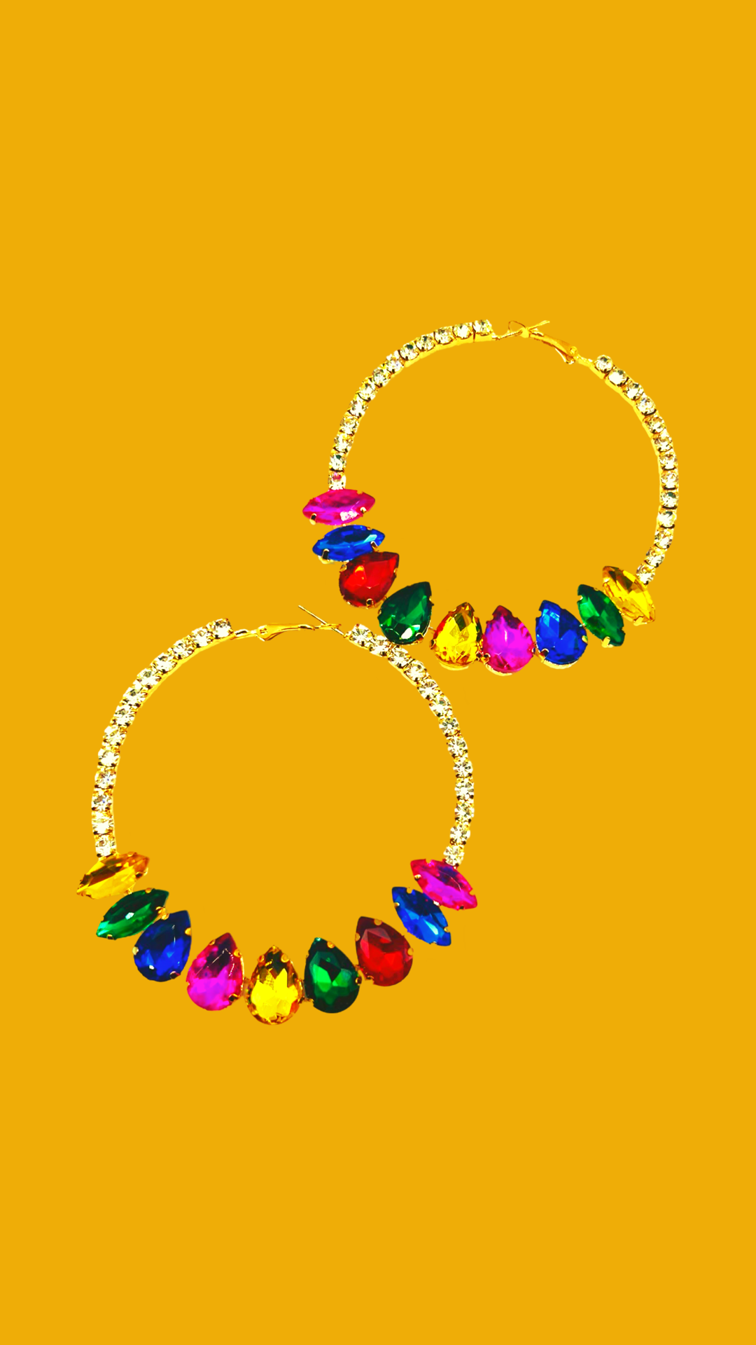 Colorful Hoop Earrings