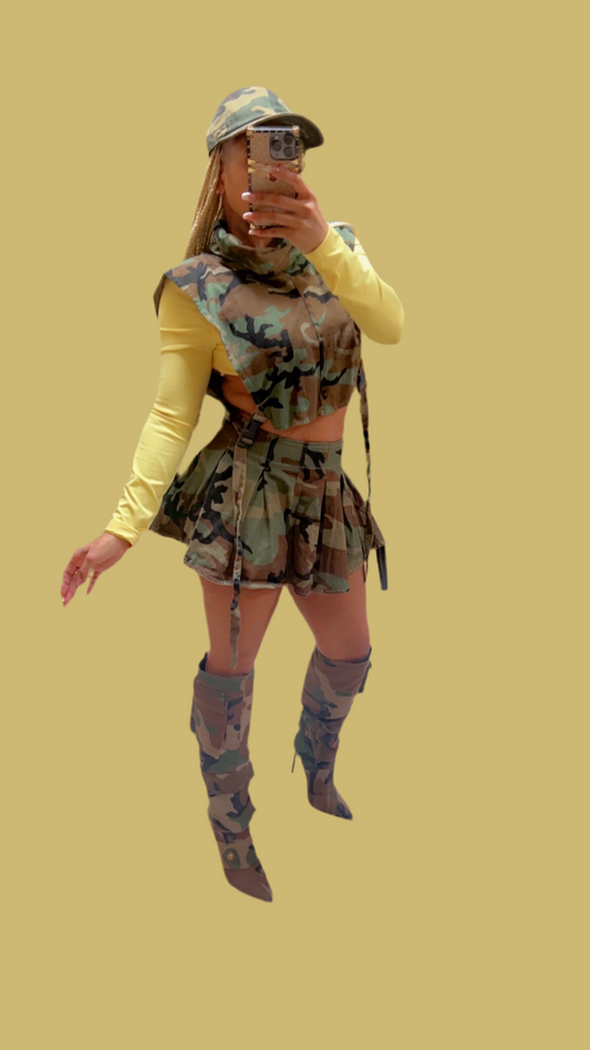 Camo skirt