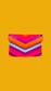 Pink Multicolored Stripe Clutch