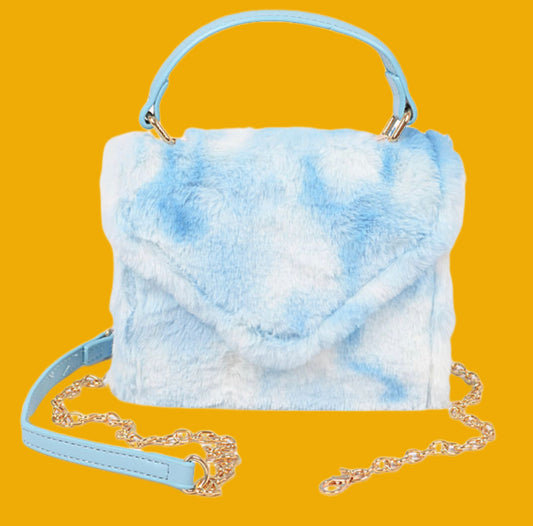 Cloudy Day Plush Clutch