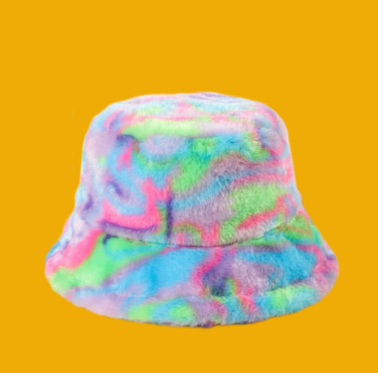 Pastel Swirl Bucket Hat