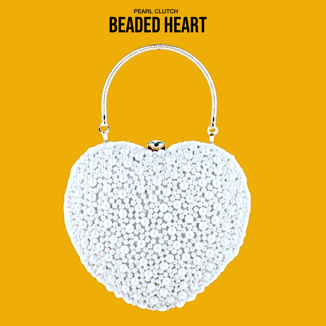 Beaded Heart Bag